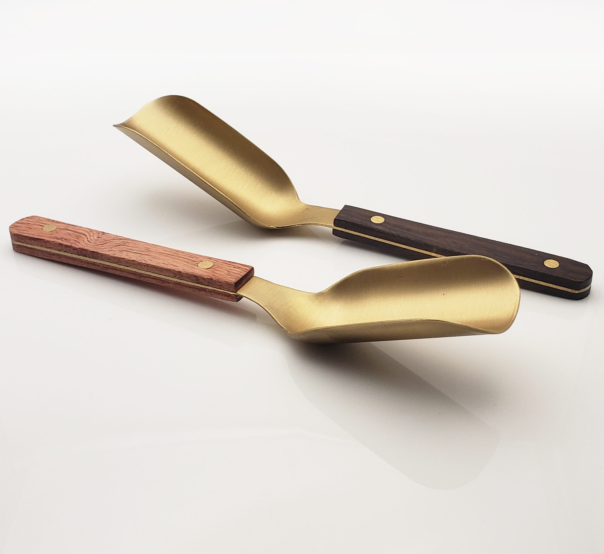 Metal Scooper with Wooden Handle